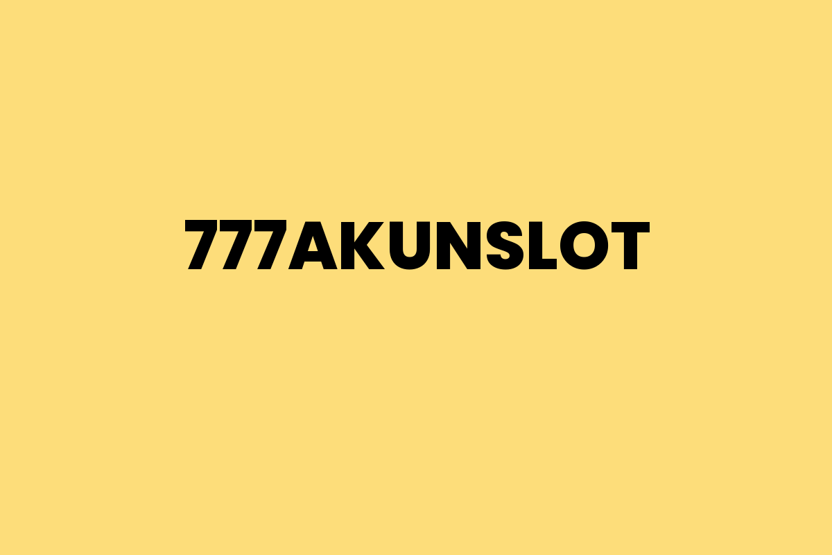 777akunslot Slot Online Gacor: Mainkan Slot Online RTP Tinggi!