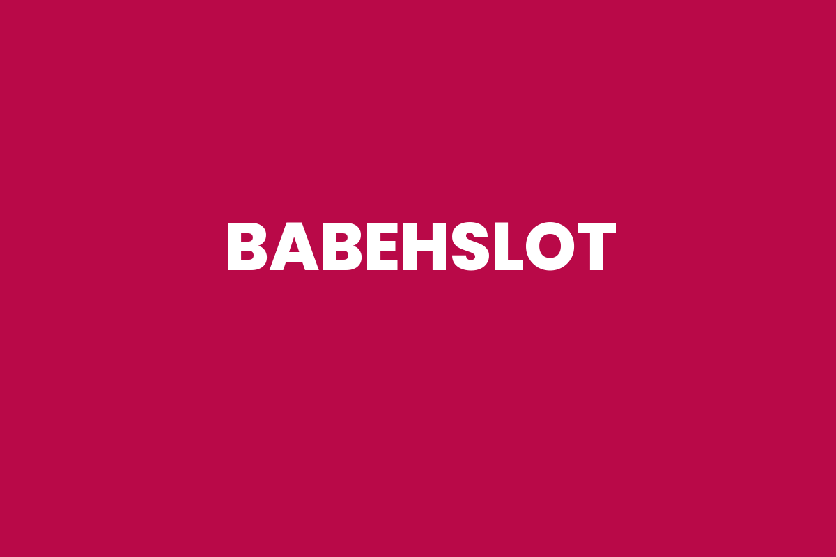 babehslot Slot Online Gacor: Mainkan Slot Online RTP Tinggi!